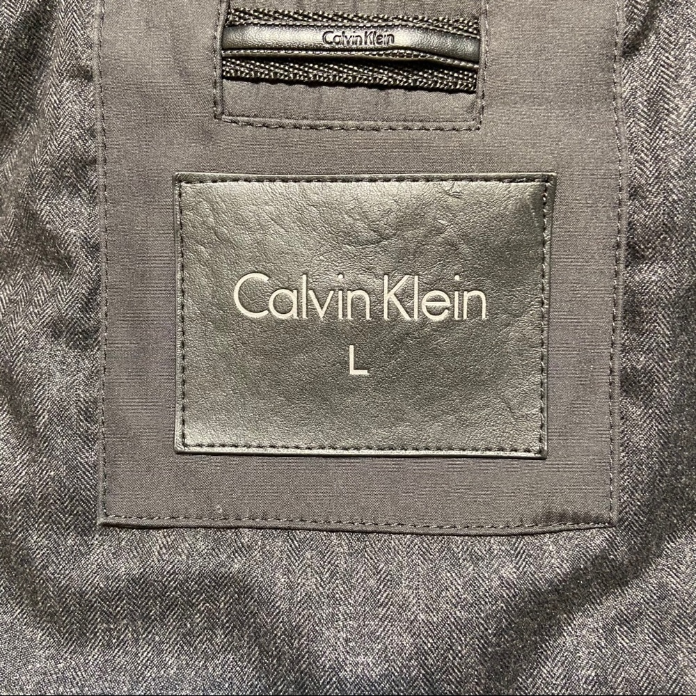 Calvin Klein dark grey ripstop bomber jacket - Picture 9 of 9
